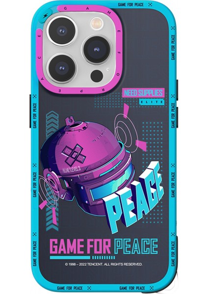 Space iPhone 14 Peace Elite Serisi Kılıf Mor