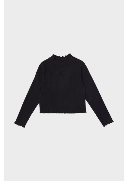 Kız Çocuk Siyah T-Shirt 23FW0TJ4518 indirimleri