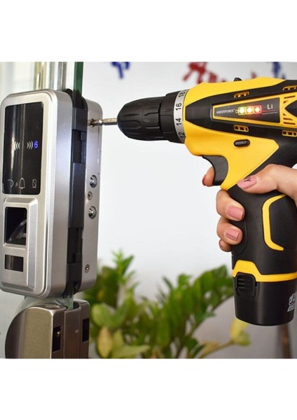 Tekno Trust 4 Volt Pro Speed 24 V 4 Ah Metal Şanzuman Çift Akülü Vidalama Armut Şarjlı Matkap 4.0 - 4.4 Ah