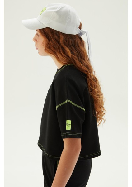 Kız Çocuk Siyah T-Shirt