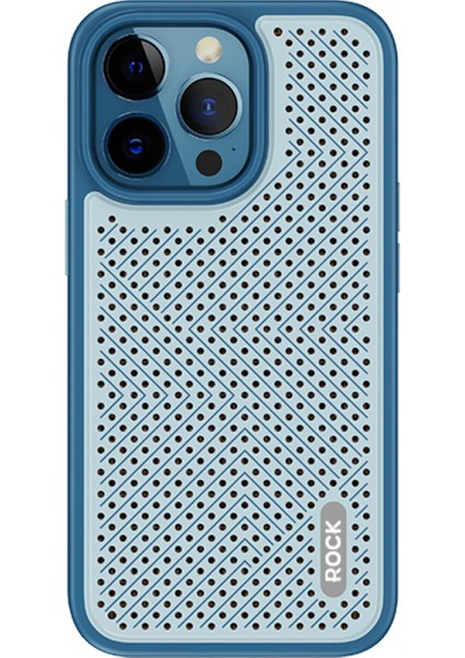 iPhone 14 Pro Graphene Serisi Isı Dağılımlı Kılıf Mavi