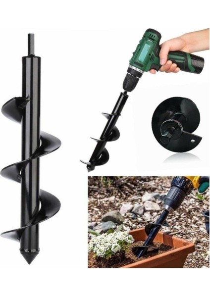 Tekno Trust Bahçe Toprak Delici Universal Matkap Ucu Toprak Burgu Aparatı fiyatları