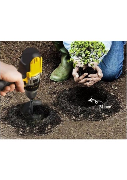 Tekno Trust Bahçe Toprak Delici Universal Matkap Ucu Toprak Burgu Aparatı modelleri