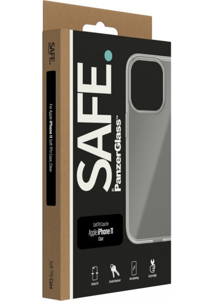 Safe. iPhone 11 Için Yumuşak Silikon Şeffaf Kılıf fiyatları