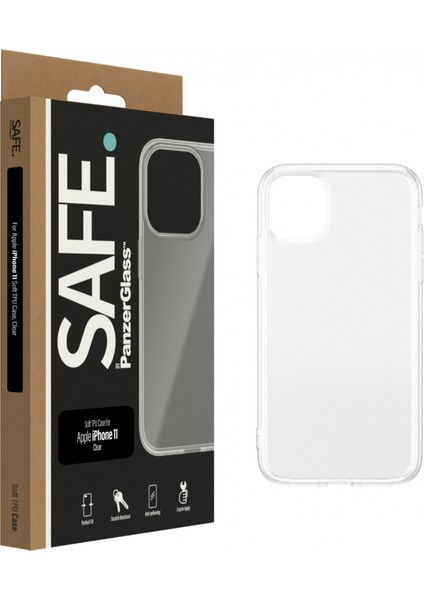 Safe. iPhone 11 Için Yumuşak Silikon Şeffaf Kılıf modelleri