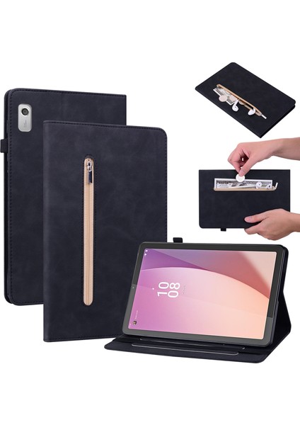 Lenovo Için Deri Tablet Kılıf M9 Kahverengi (Yurt Dışından)