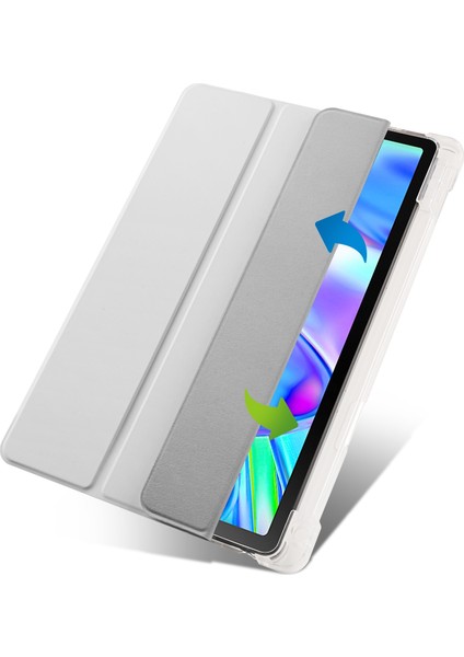 Lenovo Tab M9 Gül Kırmızı Için Bez Doku Pu Tablet Kılıf (Yurt Dışından)