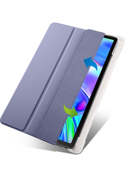 Lenovo Için Deri Tablet Kılıf M8 Hd Gül Kırmızı (Yurt Dışından)