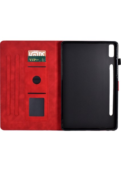 Lenovo M10 Gül Kırmızı Için Deri Tablet Kılıfı (Yurt Dışından)
