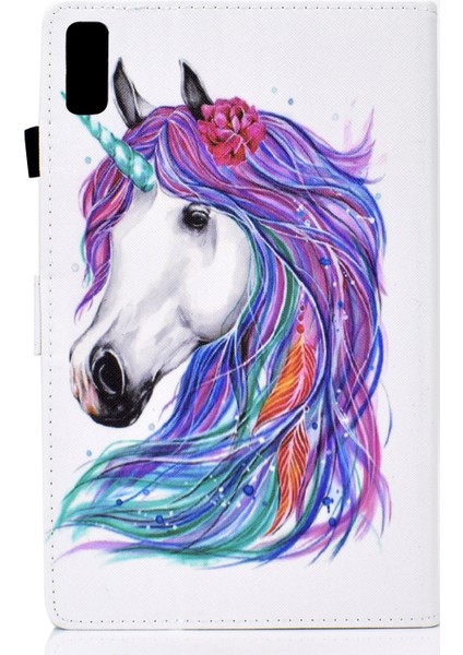 Lenovo Tab M9 Angel Cat Için Renkli Çizim Pu Tablet Kılıfı (Yurt Dışından) modelleri