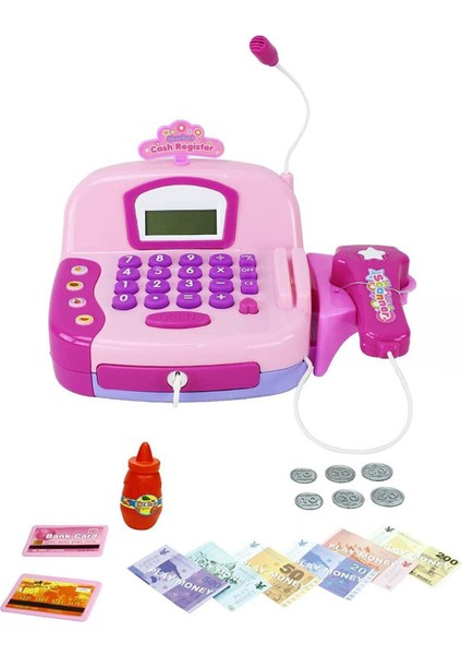 Mikrofonlu Işıklı ve Sesli Yazar Kasa