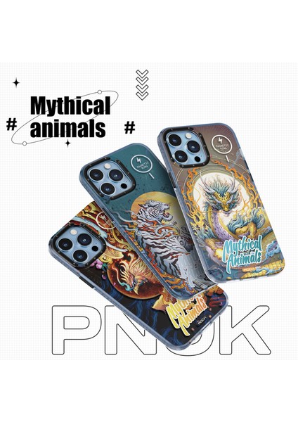 iPhone 13 Pro Inshare Serisi Magsafe Kılıf Dragon modelleri