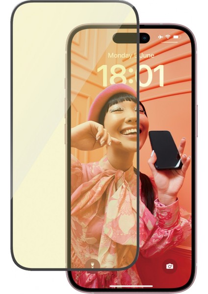 Eyecare Screen Protection iPhone 15 | Ultra Geniş Fit Ve Kolay Hizalama Kit
