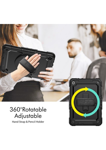 Lenovo Tab M8 Için Deri Tablet Kılıfı 4th Gen TB-300FU Yeşil (Yurt Dışından)