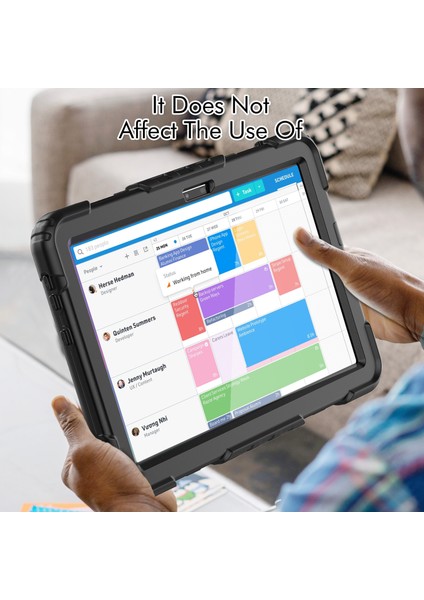 Lenovo Tab M8 Için Deri Tablet Kılıfı 4th Gen TB-300FU Yeşil (Yurt Dışından)