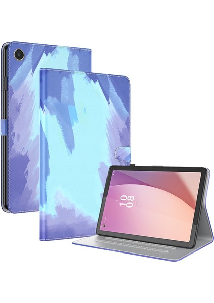 Lenovo Sekmesi Için 360 Rotasyon Litchi Deri Kasa M8 4. Nesil Yeşil (Yurt Dışından)