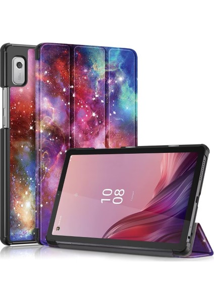 Lenovo Için Deri Tablet Kılıfı M9 Kırmızı (Yurt Dışından)