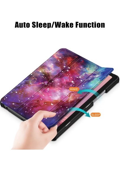 Lenovo Için Deri Tablet Kılıfı M9 Kırmızı (Yurt Dışından)