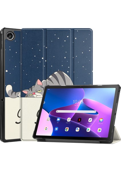 Lenovo Sekmesi Için 360 Derece Döndürme Tablet Kılıfı M9 Yeşil (Yurt Dışından)