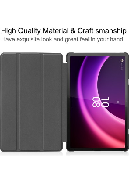 Lenovo Tab P11 Gen 2 Fox Için Renkli Çizim Pu Tablet Kılıfı (Yurt Dışından)