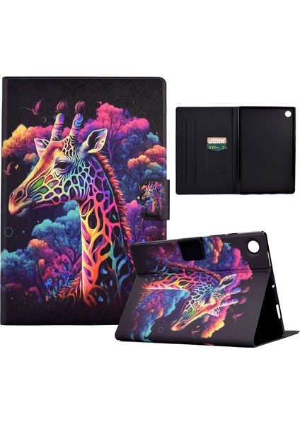 Lenovo Tab P11 Pro Gen 2 Mavi Için Kumaş Doku Pu Tablet Kutusu (Yurt Dışından)