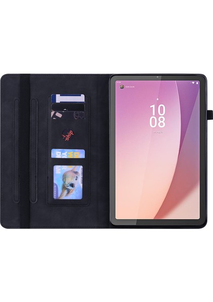 Lenovo Için Deri Tablet Kılıf P11 TB-J606F Koyu Mavi (Yurt Dışından)