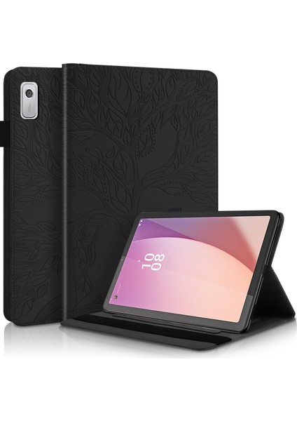 Lenovo Tab M9 Üç Deer Için Renkli Çizim Pu Tablet Kılıf (Yurt Dışından)