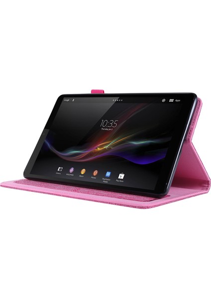Lenovo Sekmesi Için Cowhide Doku Pu Deri Kılıf M9 Gri (Yurt Dışından)
