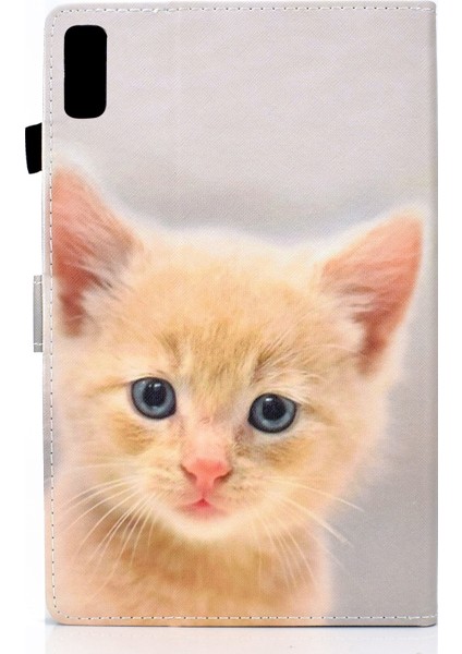 Lenovo Tab M9 Mavi Kelebek Için Renkli Çizim Pu Tablet Kılıf (Yurt Dışından) modelleri