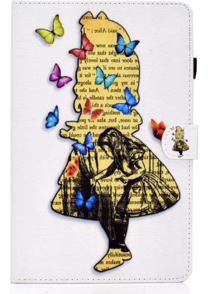 Lenovo Sekmesi Için Renkli Çizim Pu Tablet Kasası M9 Kedi (Yurt Dışından) fiyatları