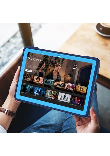 Lenovo Sekmesi Için Deri Tablet Kasası M8 4th Nesil Mavi (Yurt Dışından)