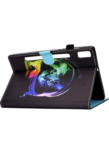 Lenovo Tab M9 Gül Kırmızı Için 360 Derece Döndürme Tablet Kılıfı (Yurt Dışından)