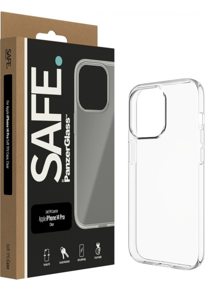 Safe. Soft Tpu Case For Apple iPhone 14 Pro Şeffaf Kılıf