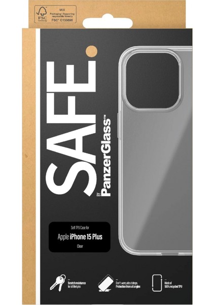 Safe By Panzerglass Soft Case iPhone 15 Plus Uwf Kapak