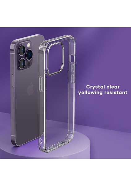 Space iPhone 14 Crystal Serisi Şeffaf Silikon Kılıf fırsatları