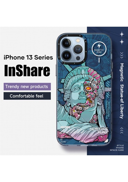 iPhone 13 Pro Max Inshare Serisi Magsafe Kılıf Statue Of Liberty fiyatları