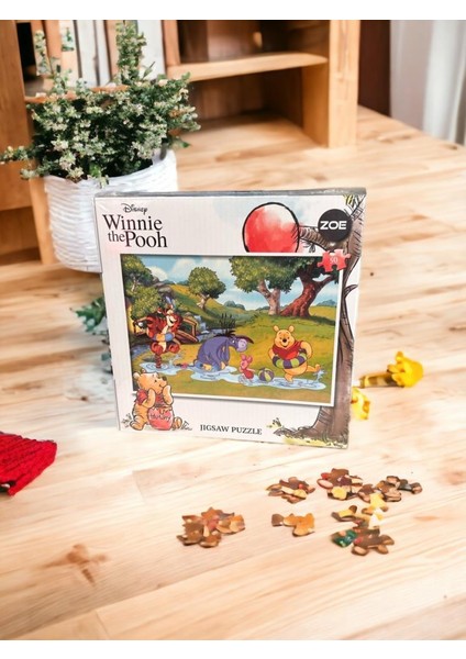 Bee Games Disney Winnie The Pooh Lisanslı 3 Yaş Üzeri Çocuklar Için Eğitici Oyuncak 50 Parça Puzzle Yapboz