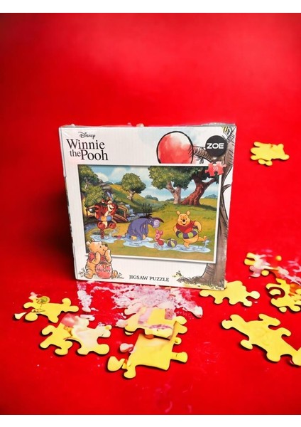 Bee Games Disney Winnie The Pooh Lisanslı 3 Yaş Üzeri Çocuklar Için Eğitici Oyuncak 50 Parça Puzzle Yapboz