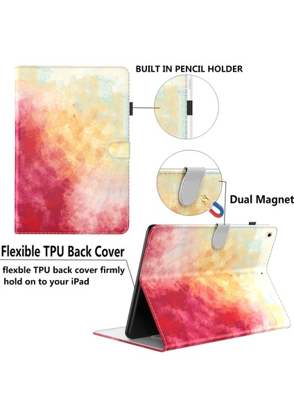 Lenovo Tab P11 Pro Gen 2 Kurt Için Renkli Çizim Pu Tablet Kılıfı (Yurt Dışından) fiyatları