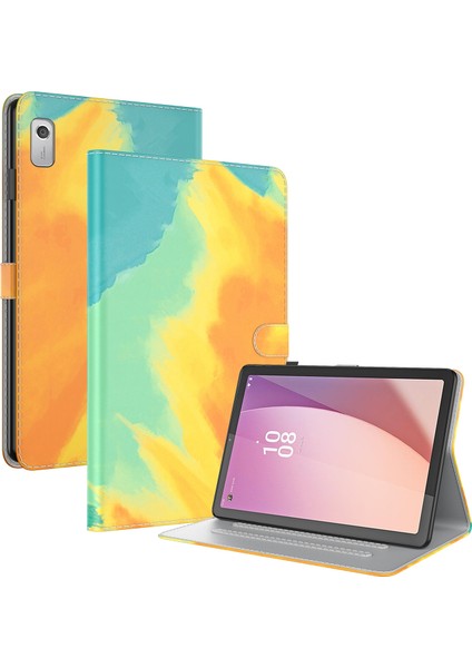 Lenovo Tab P11 Gen 2 Fox Için Renkli Çizim Pu Tablet Kılıfı (Yurt Dışından)