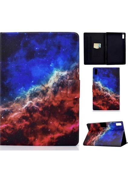 Lenovo Sekmesi Için Boyalı Pu Tablet Kasası M9 Kız (Yurt Dışından)