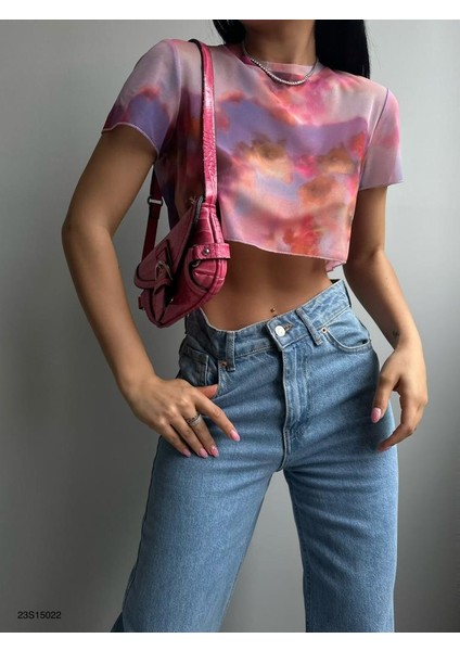 Desenli Tül Bluz indirimleri