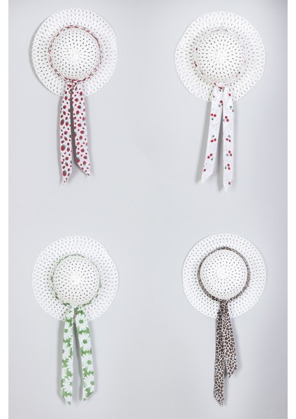 Tarz 4'lü Desenli Set Şapka