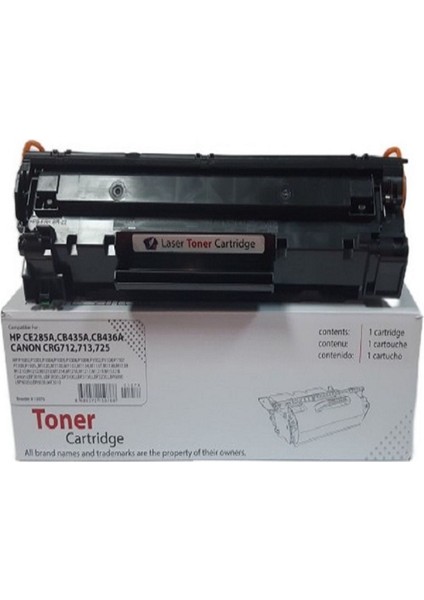 Xbox Hp Ce 285A, Cb 435A, Cb 436A & CRG-712, 713, 725 (1.6k) Toner Uyumlu modelleri
