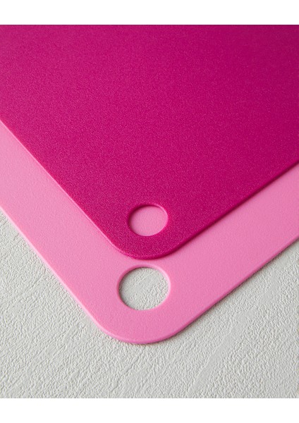 Cut Me Plastik 2'li Kesme Tahtası Pembe