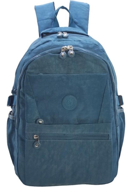 Çok Cepli Hafif Klinkır Kumaş Okul Sırt Çantası Unisex Çanta