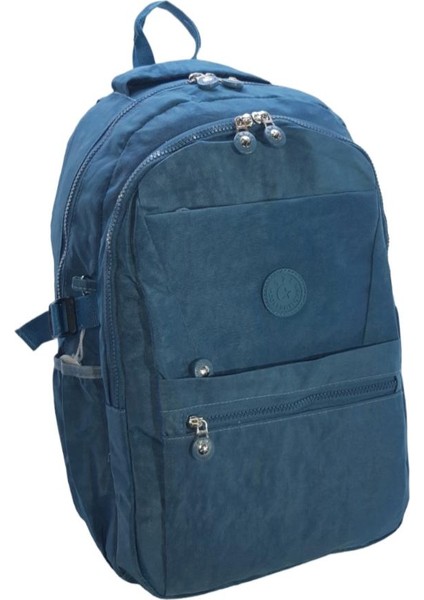 Çok Cepli Hafif Klinkır Kumaş Okul Sırt Çantası Unisex Çanta