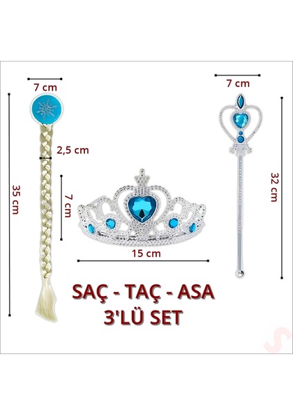 Frozen Asa, Taç ve Saç Seti fiyatları