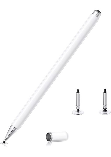 Yüksek Doğruluk Manyetik Eşzeme Pive Kapasitif Kalem Tasarısı 2 Kalem Başkanlı (Beyaz) (Yurt Dışından)