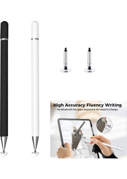 Yüksek Doğruluk Manyetik Eşzeme Pive Kapasitif Kalem Tasarısı 2 Kalem Başkanlı (Beyaz) (Yurt Dışından) modelleri